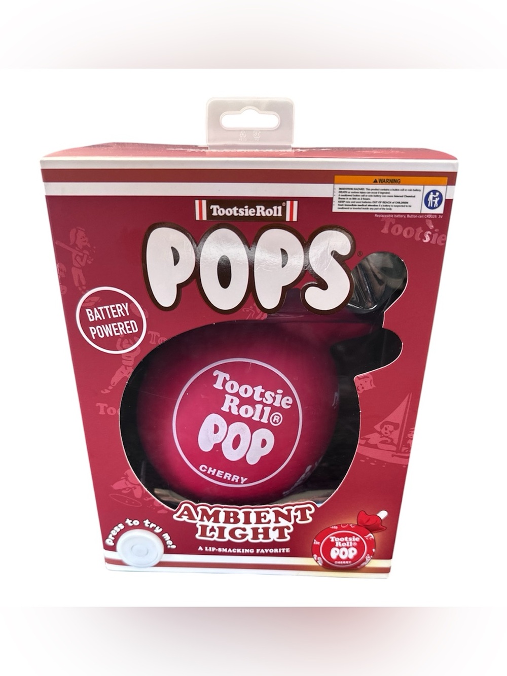 Tootsie Roll POP Ambient Light - Cherry Red